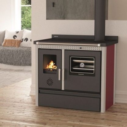 Cuisinière à bois MODERNA Cooky Luxe Rouge 13,8 kW – Image 3