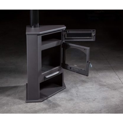 Poêle à bois acier avec four frontal 12.44Kw R2-JUAN PANADERO – Image 3