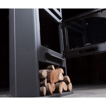 Poêle à bois acier avec four frontal 12.44Kw R2-JUAN PANADERO – Image 2