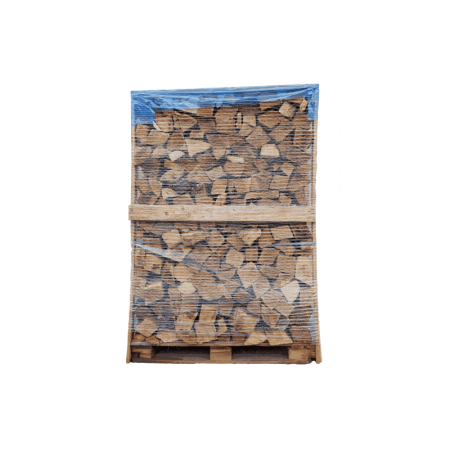 Palette de 2st de bois de chauffage sec séchoirs G1H1 - prêt à l'emploi - mélange feuillus