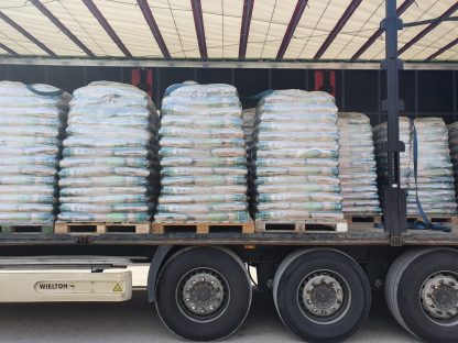 komplette LKW Ladung der Biotom Gold Holzpellets 24*990 kg