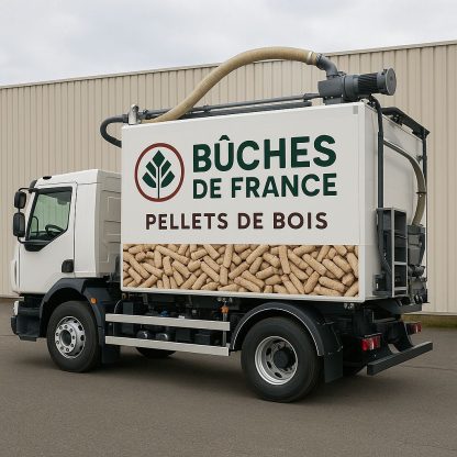 Granulés de bois en vrac soufflé 100% résineux